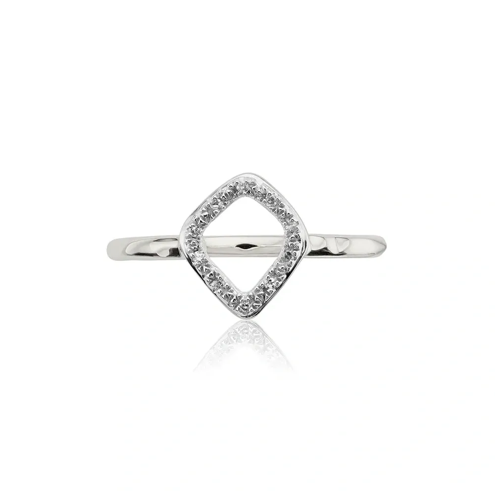 Riva mini Kite diamond stacking ring Riva mini Kite diamond stacking ring