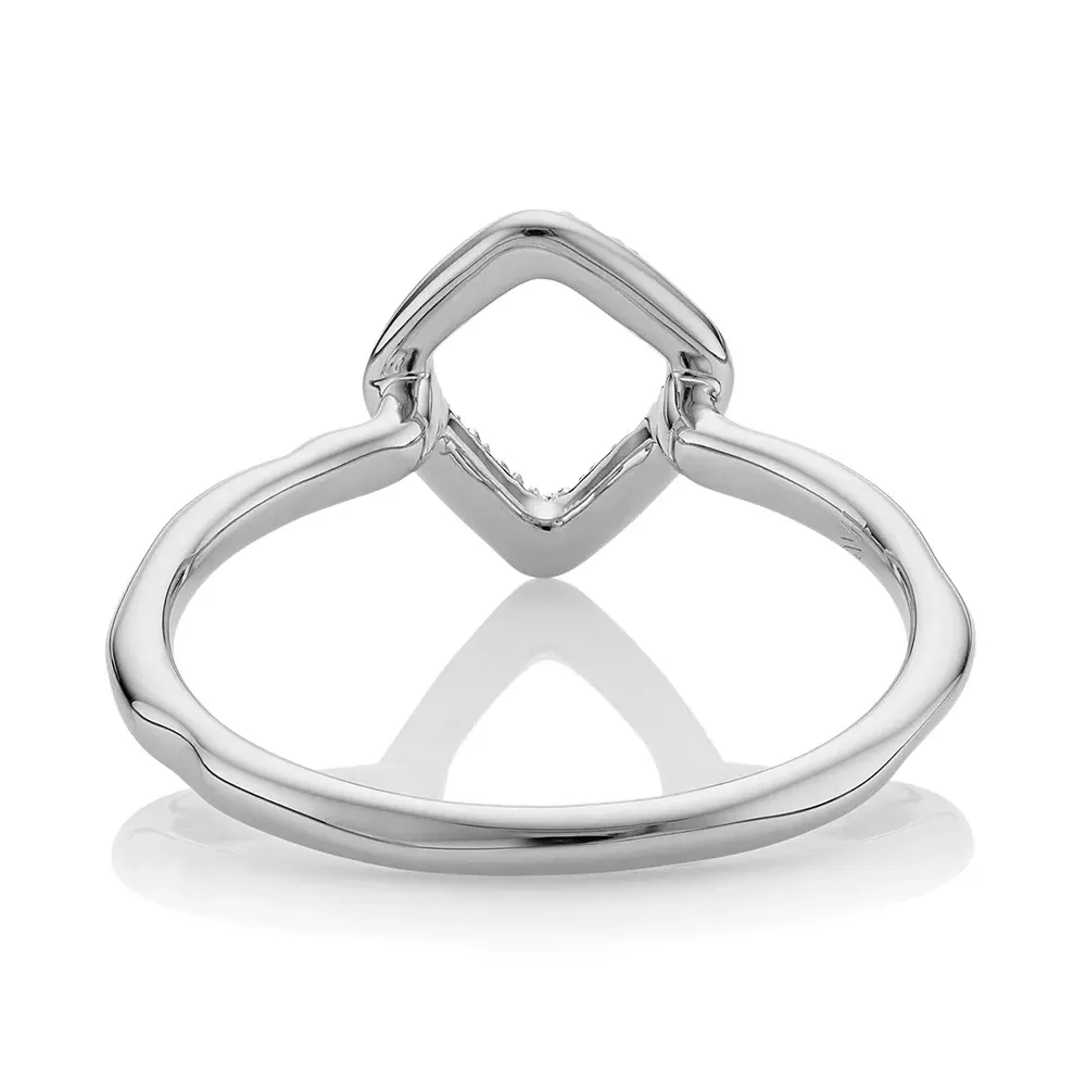 Riva mini Kite diamond stacking ring Riva mini Kite diamond stacking ring
