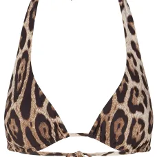 Топ бикини с леопардовым принтом