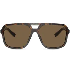 Солнцезащитные очки-авиаторы черепаховой расцветки