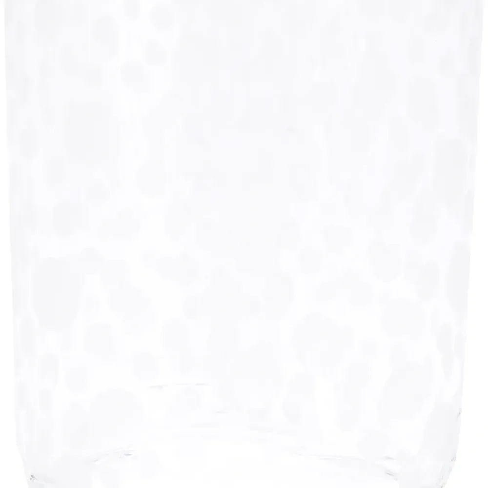 Стакан с узором в горох