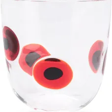 Стакан с узором в горох