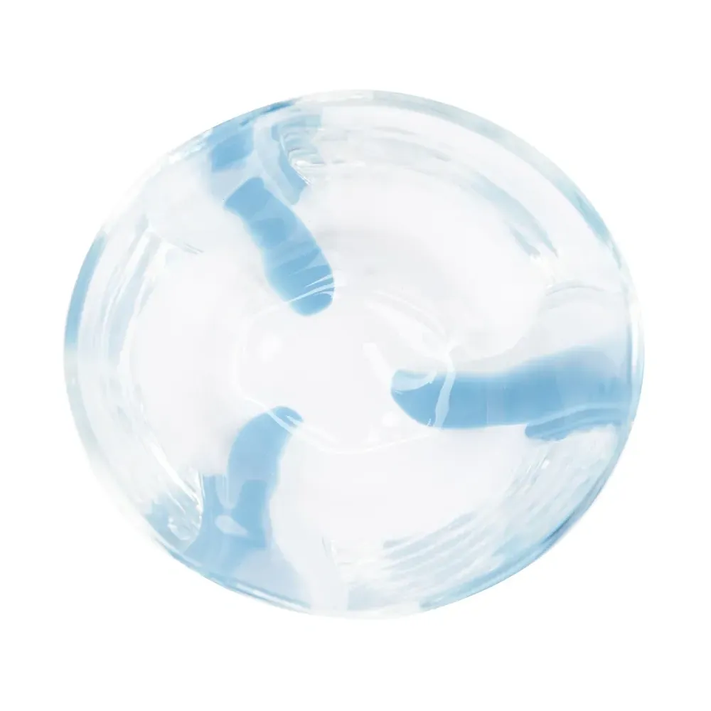 Двухцветный стакан в полоску