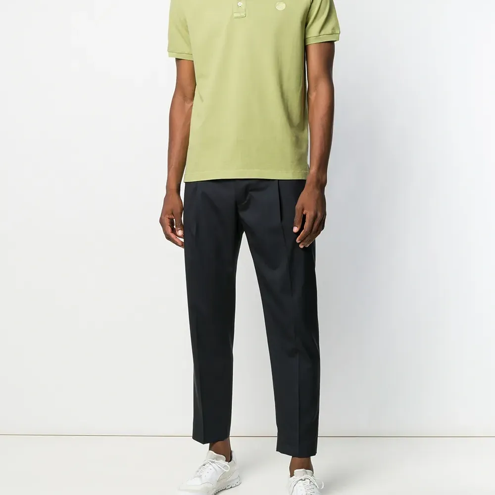 Укороченные брюки прямого кроя