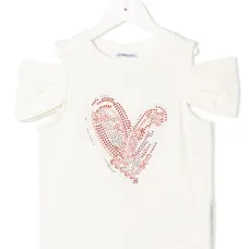 Футболка с открытыми плечами