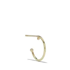 Маленькая серьга-кольцо из желтого золота