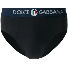 Трусы-брифы с вышитым логотипом