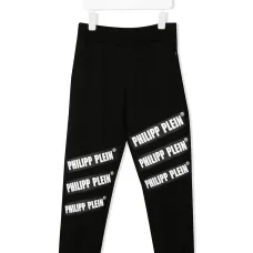 Спортивные брюки с контрастным логотипом Спортивные брюки с контрастным логотипом