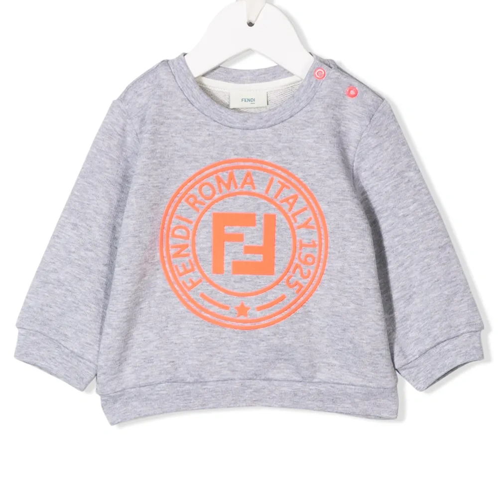 толстовка с контрастным логотипом