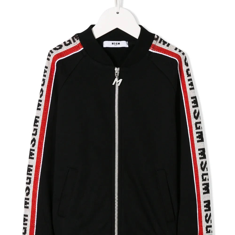 Толстовка на молнии с полосками