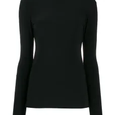 Топ кроя слим с высоким воротником