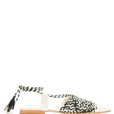 Плетеные сандалии