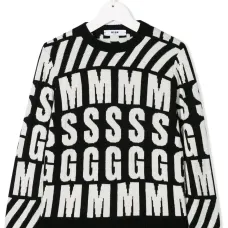 Трикотажный джемпер с логотипом