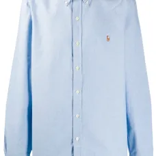 Рубашка с длинными рукавами и логотипом