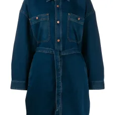 Джинсовое платье-рубашка Джинсовое платье-рубашка