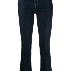 Укороченные джинсы кроя слим