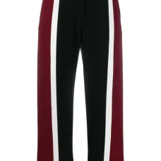 Брюки строгого кроя в полоску