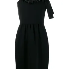 Платье мини с цепочкой