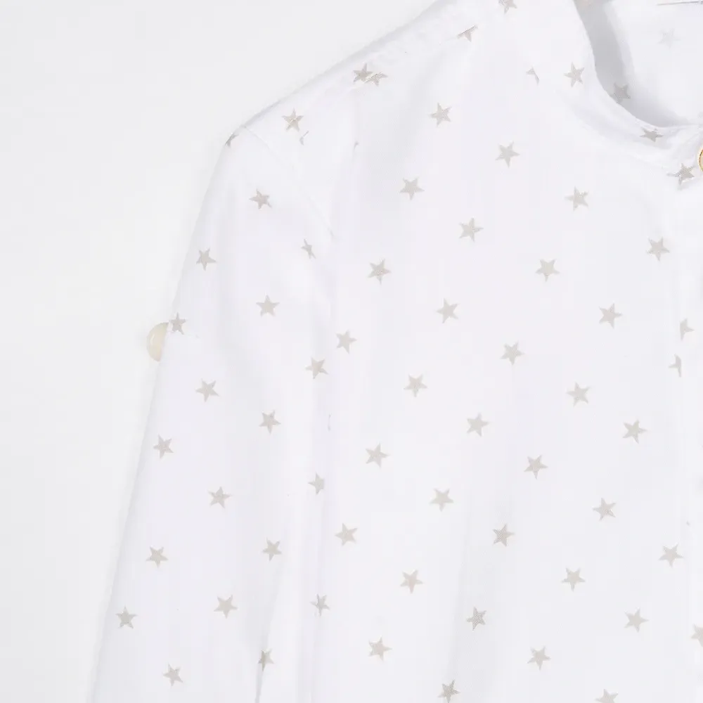 Рубашка с принтом