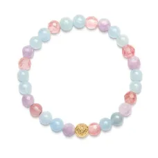 Браслет с ограненными камнями