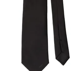 Атласный галстук с заостренным концом