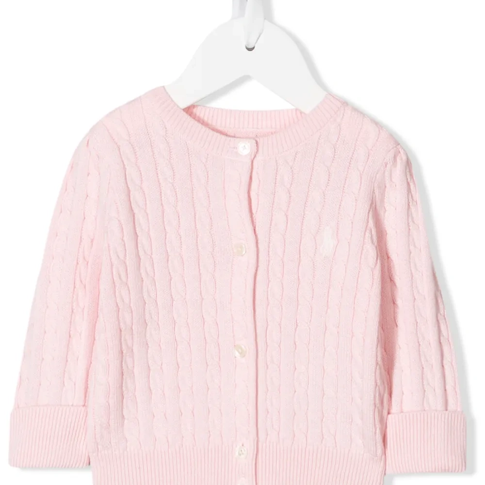 Кардиган с вышитым логотипом