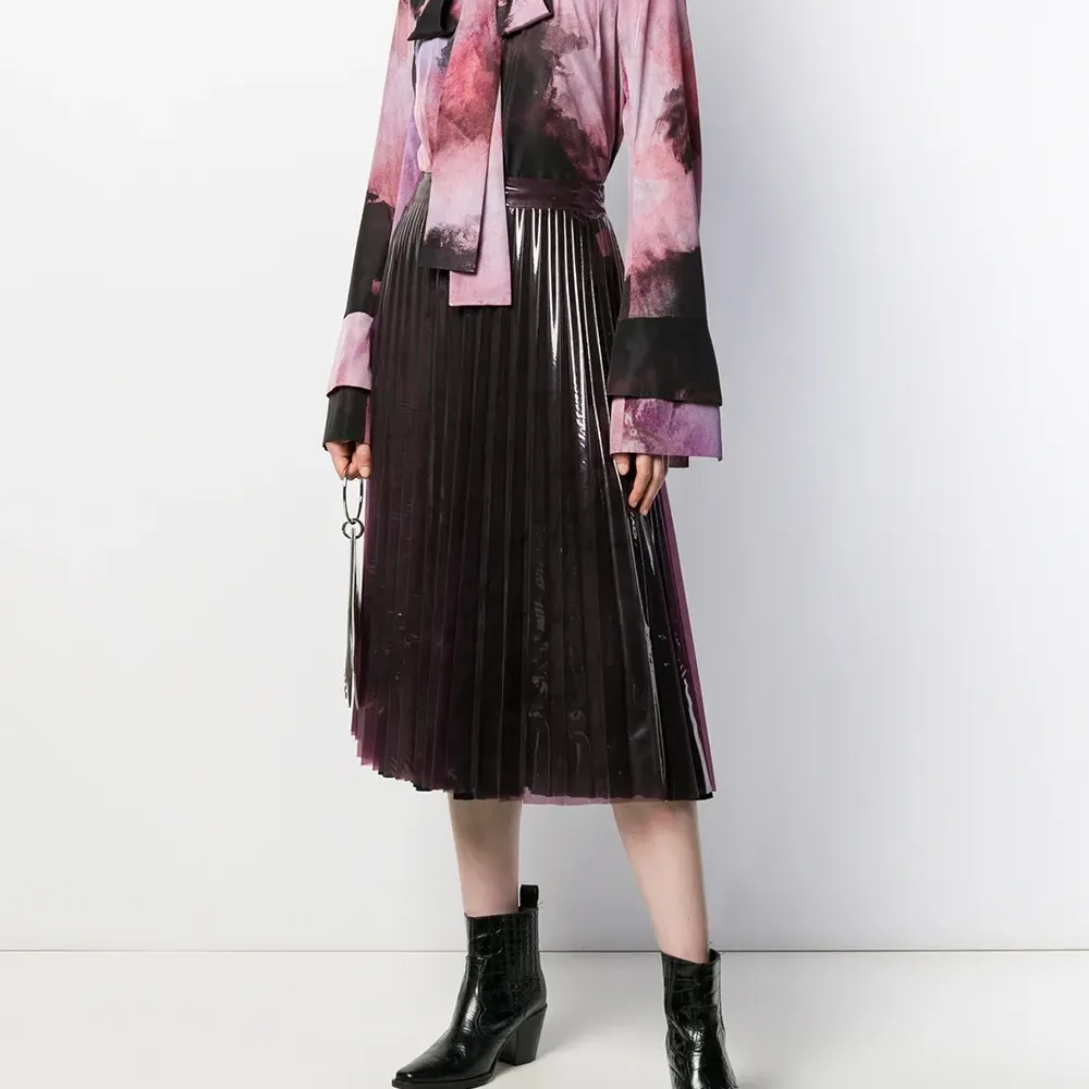 Блузка с принтом тай-дай