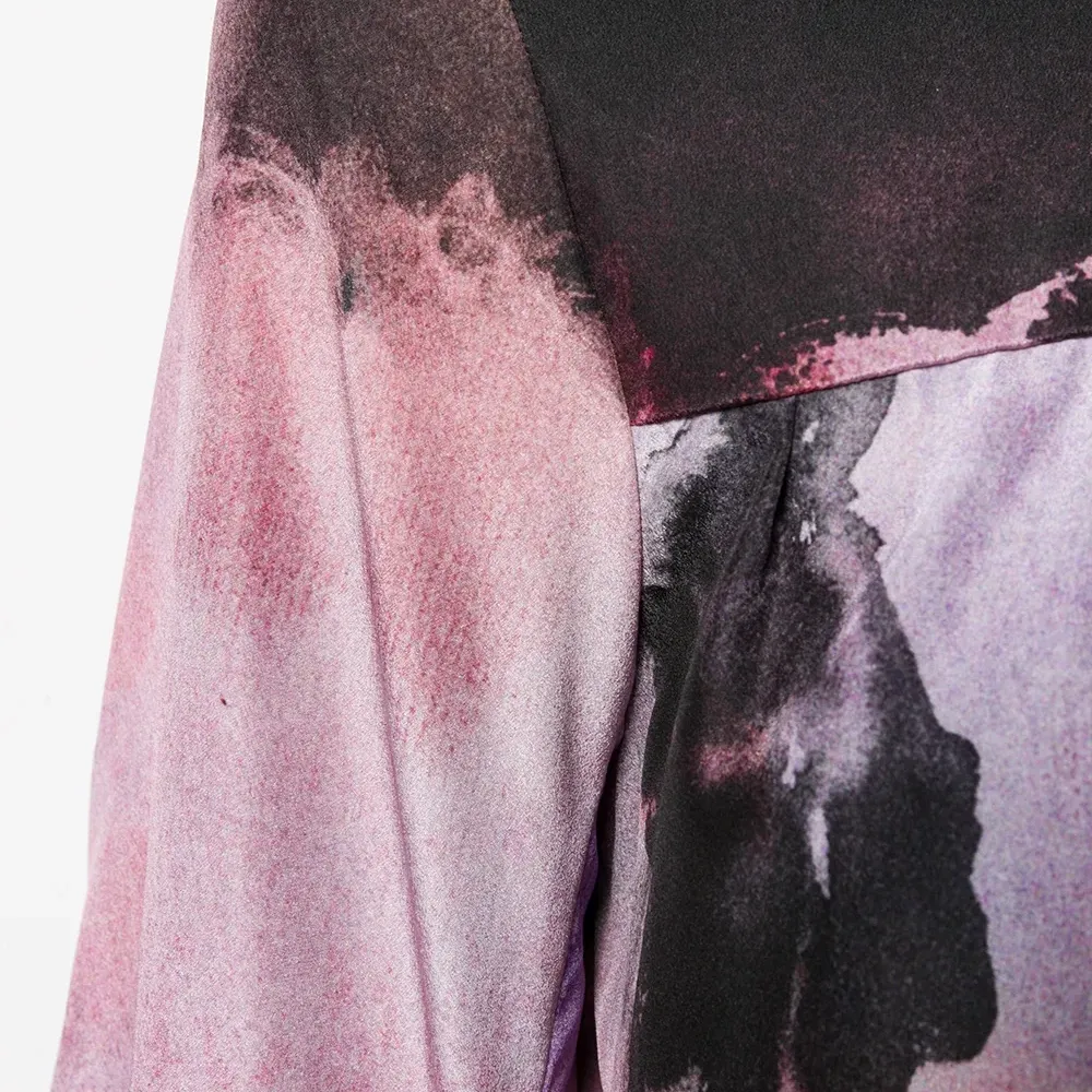 Блузка с принтом тай-дай