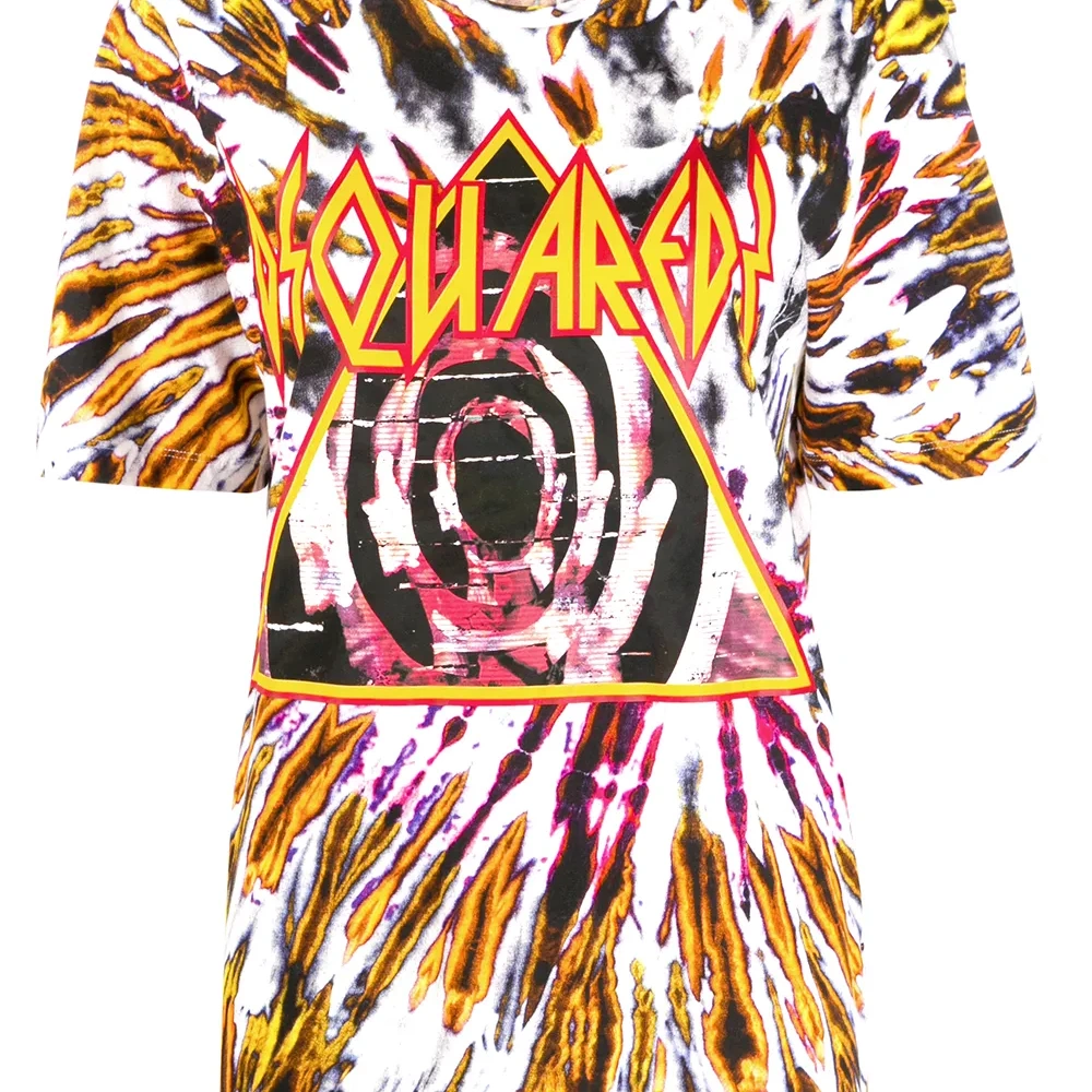 Футболка с принтом тай-дай Футболка с принтом тай-дай