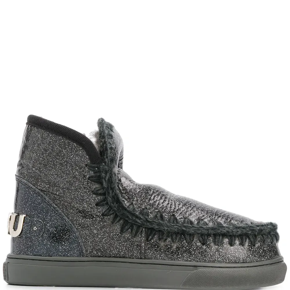 Ботинки Eskimo с эффектом металлик