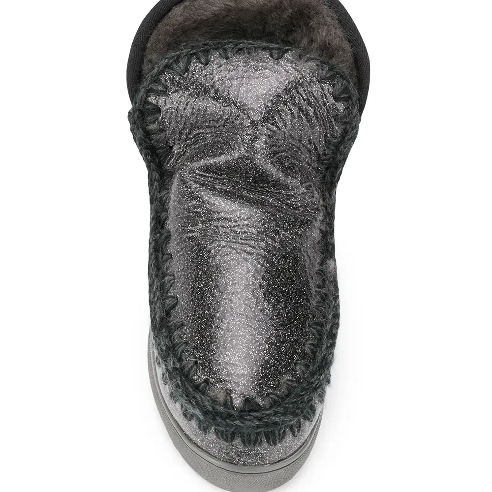 Ботинки Eskimo с эффектом металлик