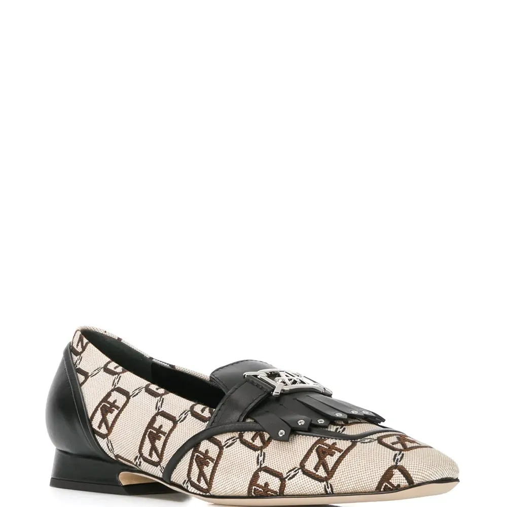 Лоферы с логотипом