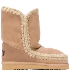 Угги с плетеной отделкой