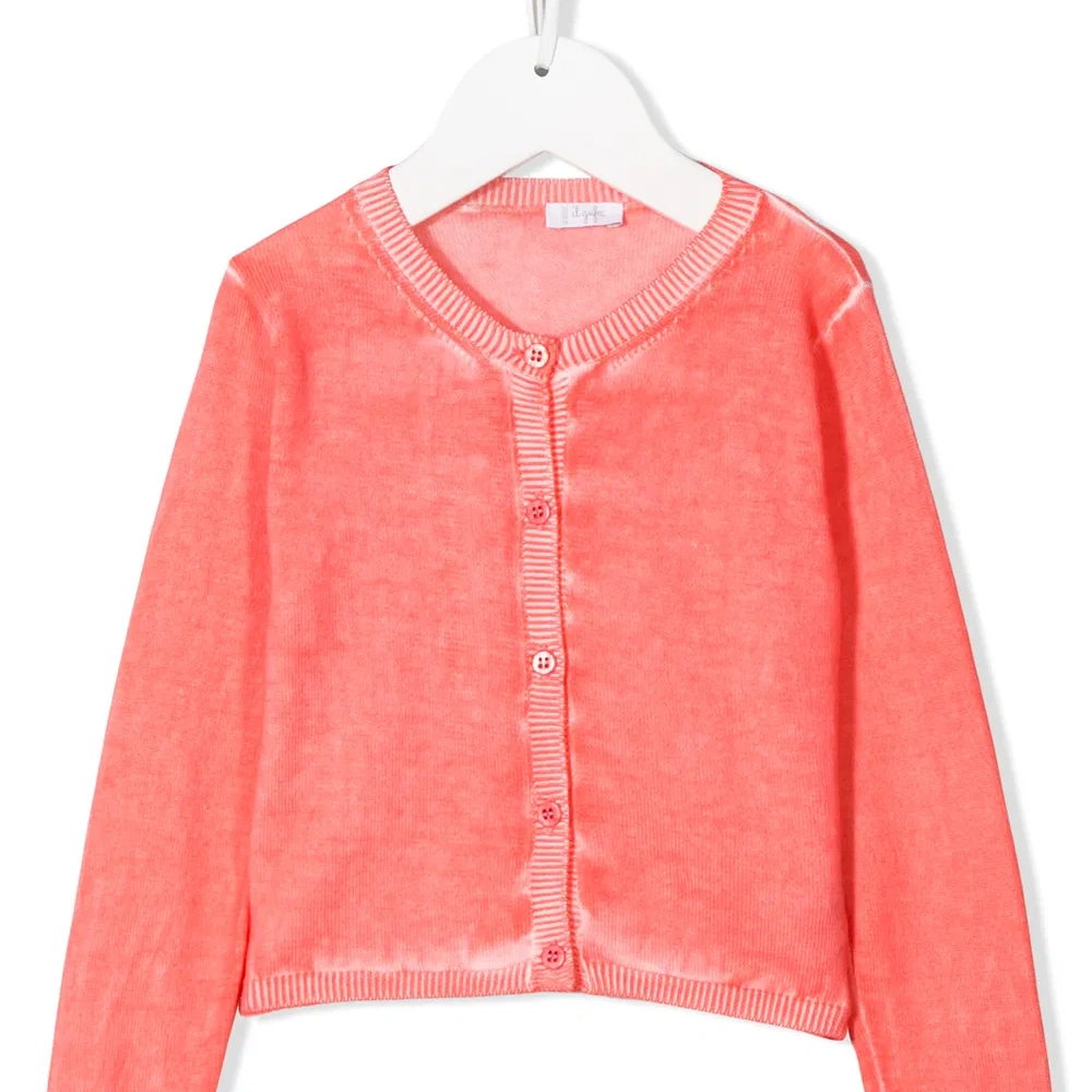 Кардиган с эффектом потертости