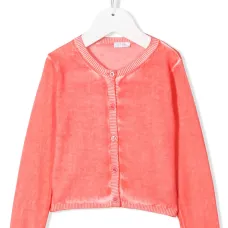 Кардиган с эффектом потертости