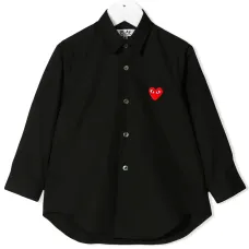 Рубашка с нашивкой-логотипом