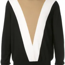 Свитер в стиле колор-блок