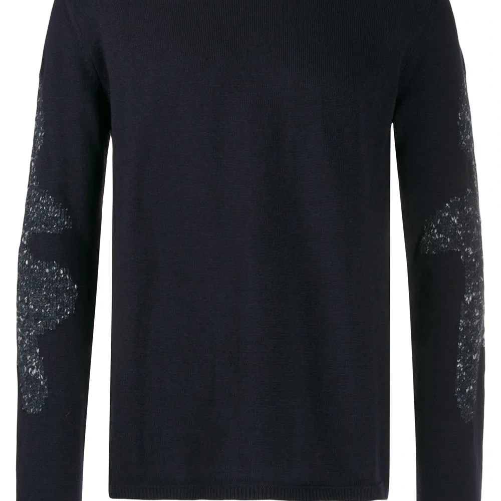 Джемпер с контрастными вставками