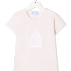 Футболка с логотипом и пайетками