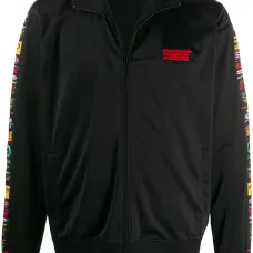 Куртка с контрастной вставкой сбоку