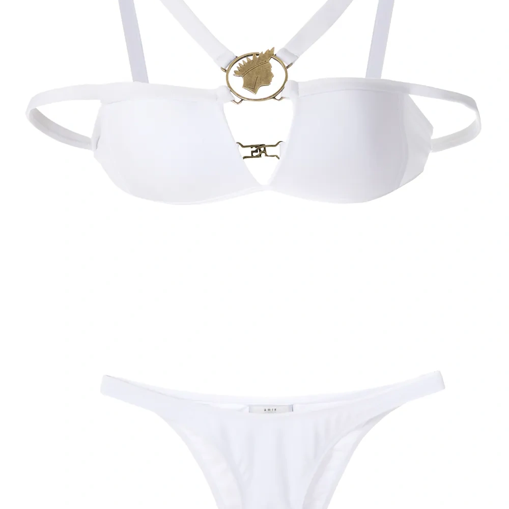 Бикини с металлическим декором