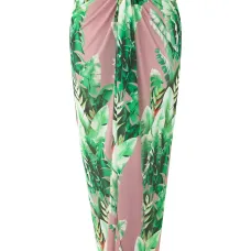 Юбка-саронг с принтом