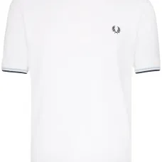 Рубашка-поло с отделкой в полоску