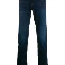 Прямые джинсы средней посадки