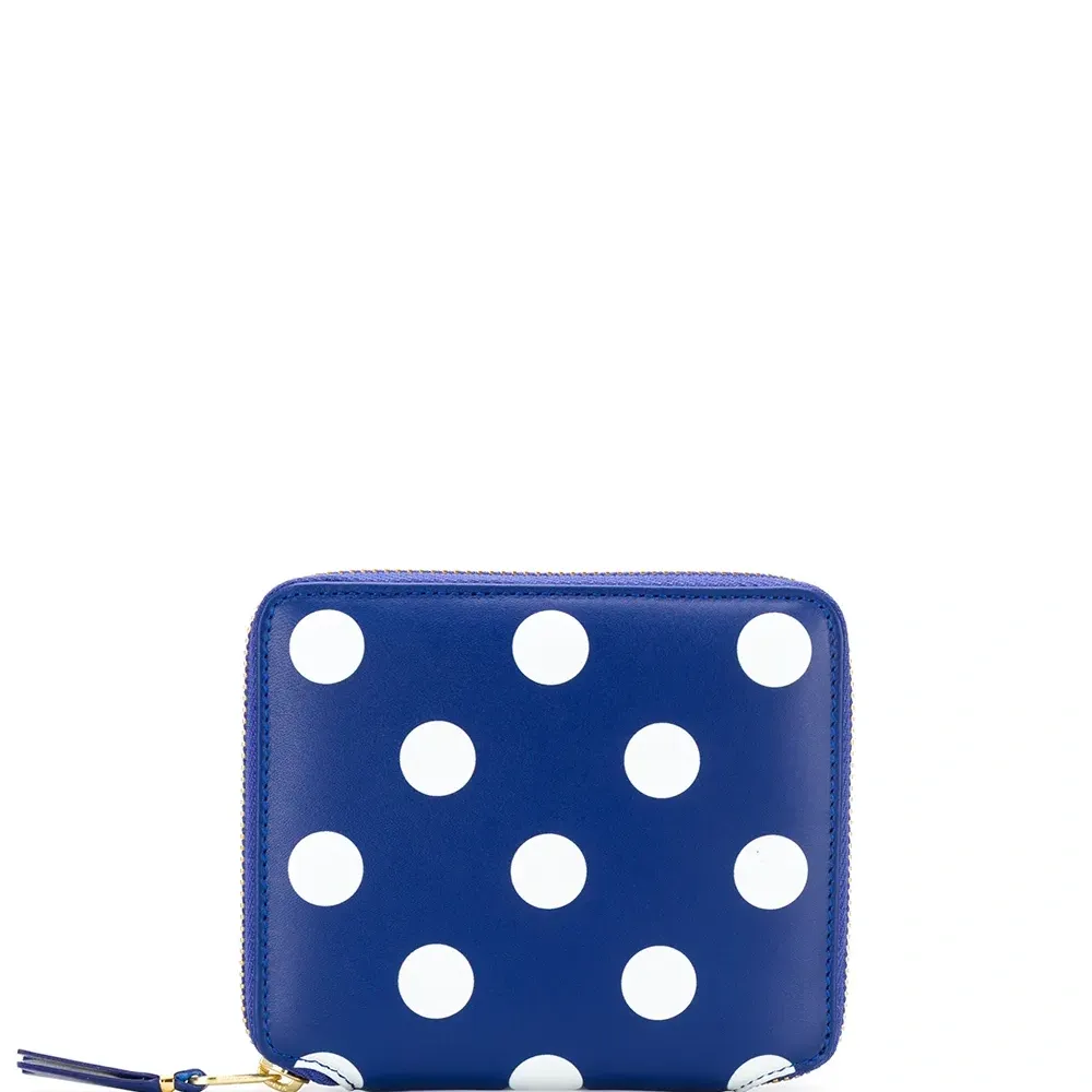 Кошелек с узором в горох