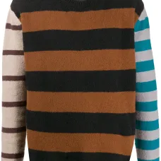 Джемпер в контрастную полоску