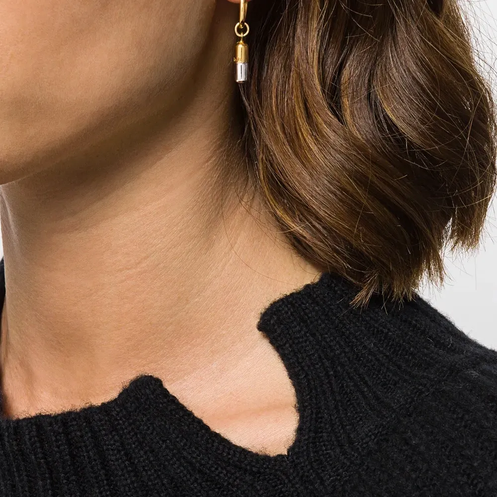 Серьга-кольцо Pill