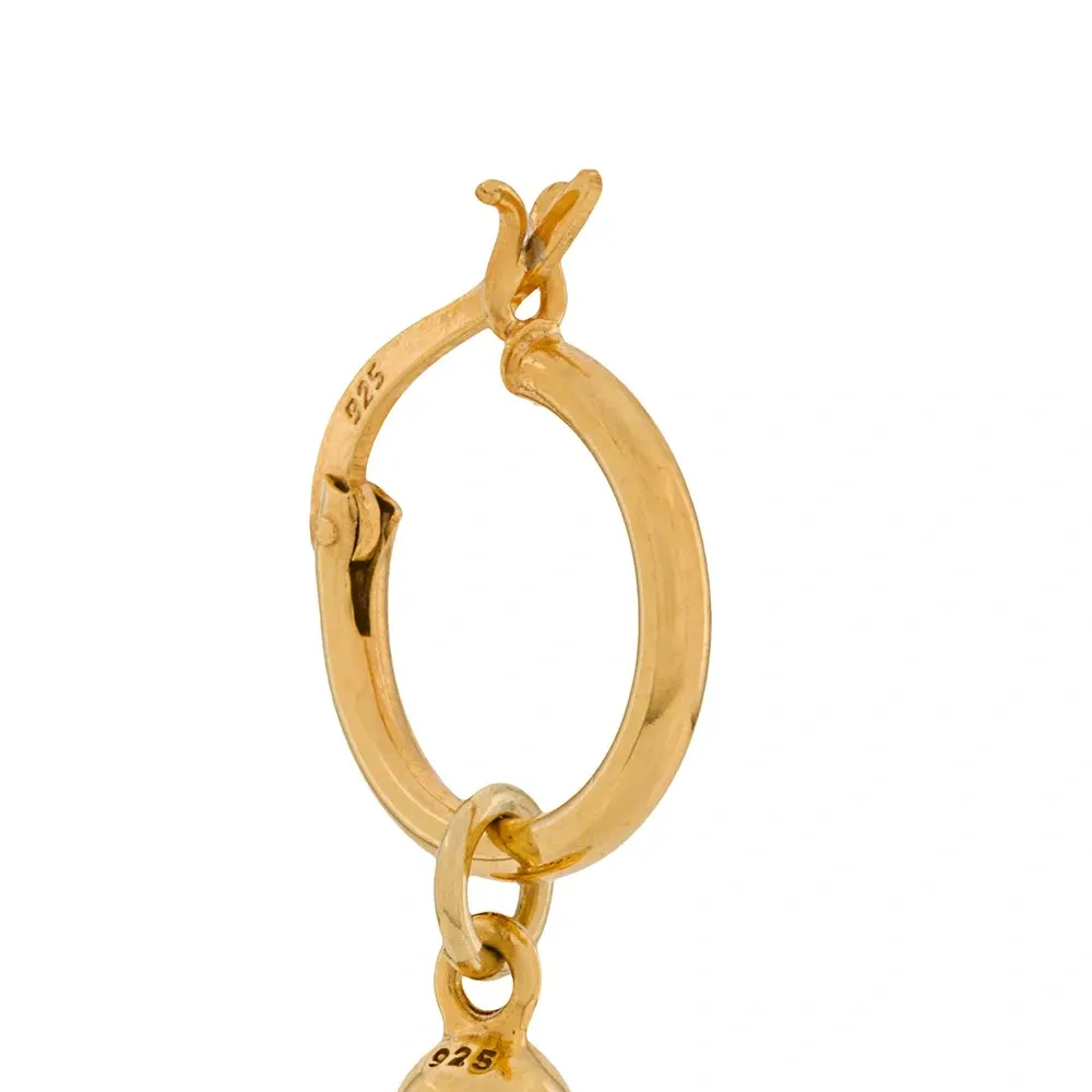 Серьга-кольцо Pill