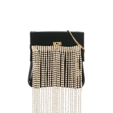 Мини-сумка через плечо со стразами