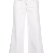 Укороченные брюки широкого кроя